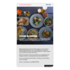 A phone shows the 'Food & Drink' page
