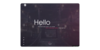 An iPad shows the hero section of the Studio Gobo website home page