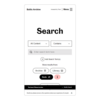 The Baltic Archive website, showing the search page