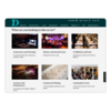 A page about hiring a venue on the Brighton Dome website shown on an iPad