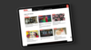A tablet shows a news grid on the DCA website