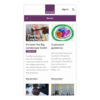 A phone shows a page of the NSEAD website titled Browse