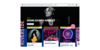 An iPad shows the home page of the Riverside Studios website