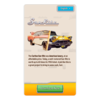 A phone shows a car mid upgrade on scroll