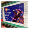 A London Borough of Culture poster in the underground