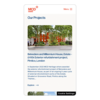 A phone shows the Our Projects page of the MCD Heritage website