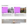 The Baltic Archive website, showing their current exhibitions