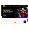 An iPad showing the home page of the Brighton Dome website