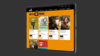 A tablet shows event cards on the BEAM website.