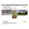 An iPad shows the Be Creatuve Outside section of the Baltic Nature Nurture website